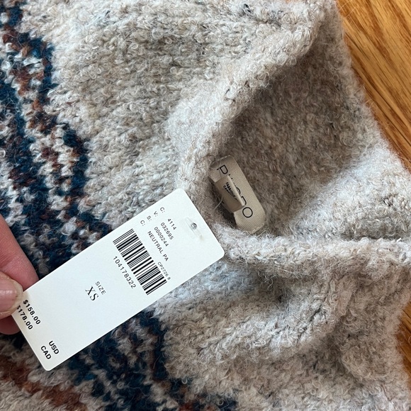 Anthropologie x Pilcro Long-Sleeve Mock-Neck Bird Sweater Size XS NWT - Picture 12 of 15